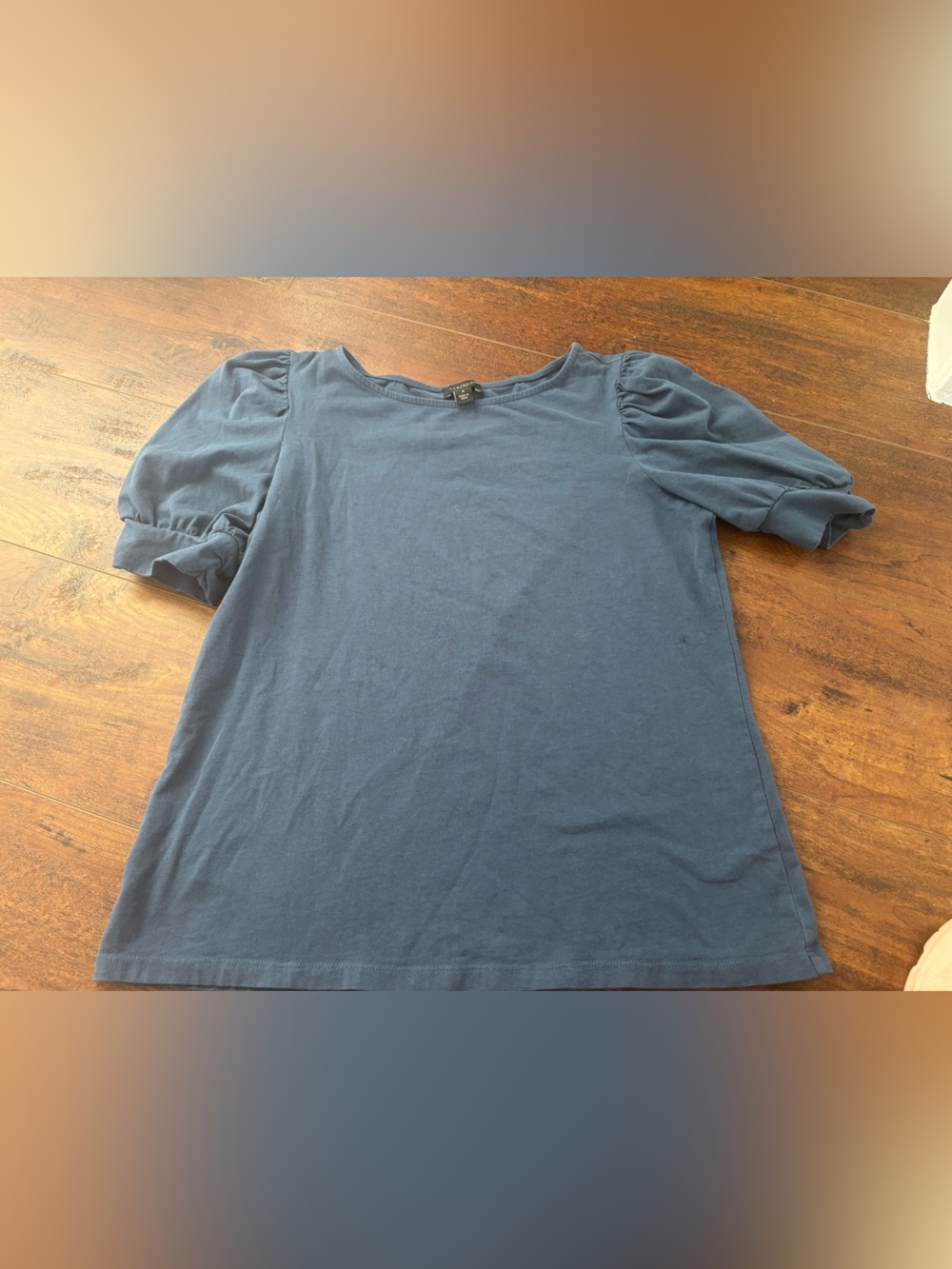 Women’s Puff Sleeve Tee - Navy